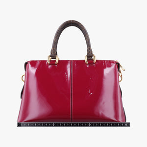 Pre-owned Louis Vuitton MIROIR TOTE MAGENTA Vernis M54640 shoulderbag | stylenewstar