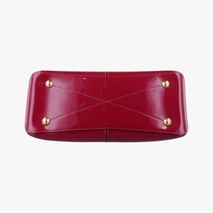 Pre-owned Louis Vuitton MIROIR TOTE MAGENTA Vernis M54640 shoulderbag | stylenewstar