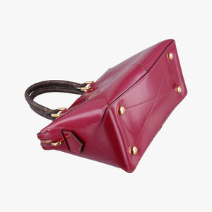 Pre-owned Louis Vuitton MIROIR TOTE MAGENTA Vernis M54640 shoulderbag | stylenewstar