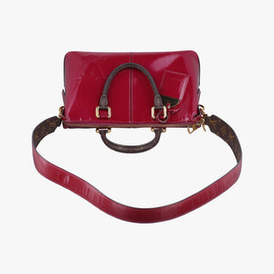 Pre-owned Louis Vuitton MIROIR TOTE MAGENTA Vernis M54640 shoulderbag | stylenewstar