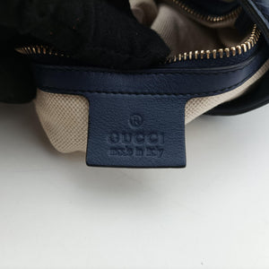 Vintage Gucci Emily Hobo Blue Leather 322226 shoulderbag | stylenewstar