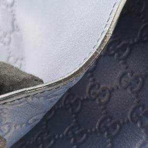Vintage Gucci Emily Hobo Blue Leather 322226 shoulderbag | stylenewstar
