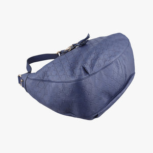Vintage Gucci Emily Hobo Blue Leather 322226 shoulderbag | stylenewstar