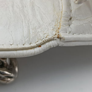 Secondhand Christian Dior Diorama White Leather shoulderbag | stylenewstar