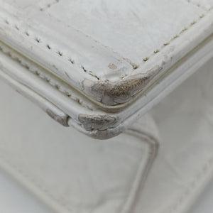 Secondhand Christian Dior Diorama White Leather shoulderbag | stylenewstar