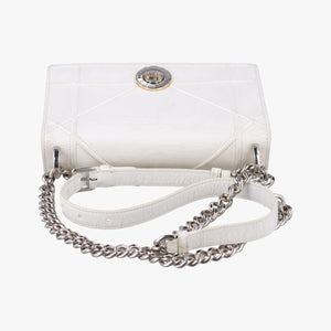 Secondhand Christian Dior Diorama White Leather shoulderbag | stylenewstar