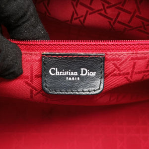 Pre-owned Christian Dior Lady Dior Black lambskin handbag | stylenewstar
