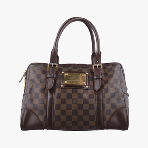 Pre-owned Louis Vuitton BERKELEY EBENE Damier Canvas N52000 handbag | stylenewstar