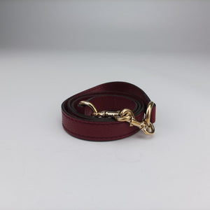 Pre-owned Gucci New Bamboo Burgundy Leather 254884 shoulderbag | stylenewstar