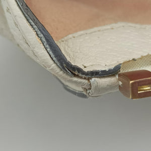 Pre-owned Gucci Ophidia White Leather 547551 shoulderbag | stylenewstar