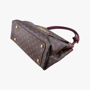 Secondhand Louis Vuitton OLYMPE Brown×QUETSCHE Monogram Canvas×calf leather M40926 handbag | stylenewstar