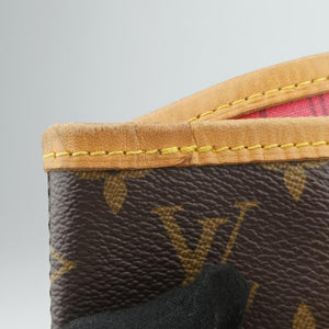 Pre-owned Louis Vuitton Neverfull MM brown×Grenard Pink Monogram Canvas M41602 shoulderbag | stylenewstar