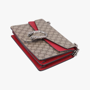 Secondhand Gucci Dionysus Brown×red PVC coated canvas×suede 400249 shoulderbag | stylenewstar
