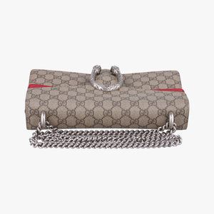 Secondhand Gucci Dionysus Brown×red PVC coated canvas×suede 400249 shoulderbag | stylenewstar
