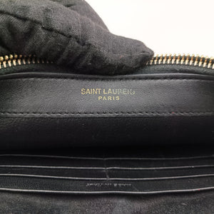 Pre-owned Yves Saint Laurent KATE Green Leather 452159 shoulderbag | stylenewstar