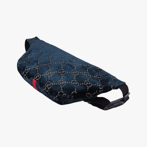 Pre-owned Gucci GG Velvet Blue velour 574968 bum bag/waist bag | stylenewstar