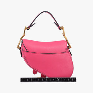 Secondhand Christian Dior Saddle Pink Leather shoulderbag | stylenewstar