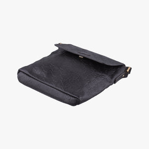 Pre-owned Gucci GG Plus GG Supreme Brown leather 223666 shoulderbag | stylenewstar