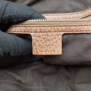 Pre-owned Gucci Medium Bamboo Brown canvas×leather 232959 handbag | stylenewstar