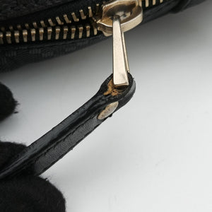 Pre-owned Gucci Diamante Black Leather 208463 shoulderbag | stylenewstar