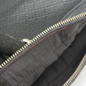 Pre-owned Gucci Diamante Black Leather 208463 shoulderbag | stylenewstar