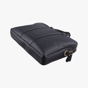 Pre-owned Gucci Diamante Black Leather 208463 shoulderbag | stylenewstar