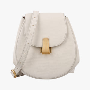 Pre-owned Bottega Veneta Palmelato White Leather shoulderbag | stylenewstar