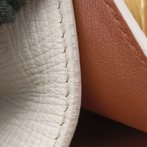 Pre-owned Bottega Veneta Palmelato White Leather shoulderbag | stylenewstar