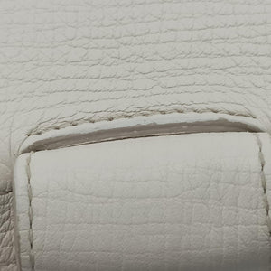 Pre-owned Bottega Veneta Palmelato White Leather shoulderbag | stylenewstar