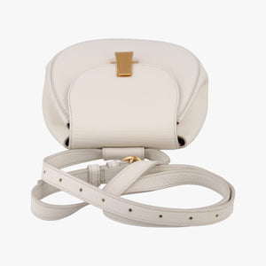 Pre-owned Bottega Veneta Palmelato White Leather shoulderbag | stylenewstar