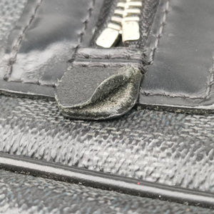 Pre-owned Louis Vuitton DANIEL MM Noir Damier Graphite N58029 shoulderbag | stylenewstar
