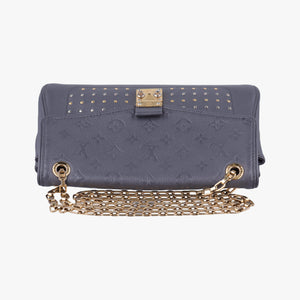 Pre-owned Louis Vuitton Saint Germain PM Studs Gris Silver Monogram Empreinte M51729 shoulderbag | stylenewstar