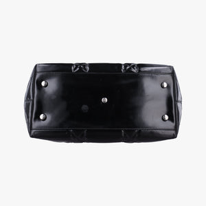 Pre-owned Christian Dior granville Black Enamel shoulderbag | stylenewstar