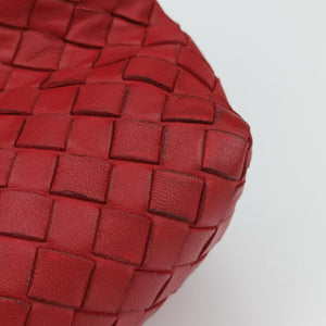 Secondhand Bottega Veneta Intrecciato Olimpia Red lambskin shoulderbag | stylenewstar