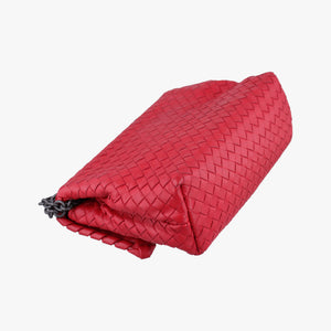 Secondhand Bottega Veneta Intrecciato Olimpia Red lambskin shoulderbag | stylenewstar