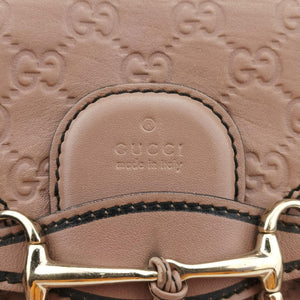 Pre-owned Gucci Emily Pink Leather 295402 shoulderbag | stylenewstar