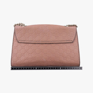 Pre-owned Gucci Emily Pink Leather 295402 shoulderbag | stylenewstar