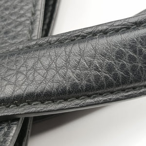 Pre-owned Gucci Interlocking G Logo Soho Tote Black Leather 368602 shoulderbag | stylenewstar