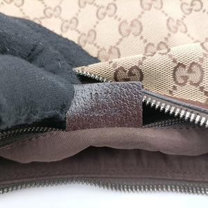 Vintage Gucci GG canvas Messenger Beige × Dark Brown canvas 131211 crossbodybag | stylenewstar