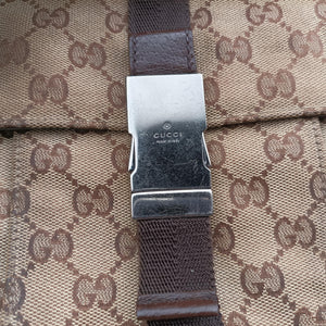Vintage Gucci GG canvas Messenger Beige × Dark Brown canvas 131211 crossbodybag | stylenewstar