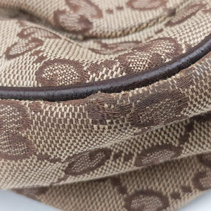 Vintage Gucci GG canvas Messenger Beige × Dark Brown canvas 131211 crossbodybag | stylenewstar