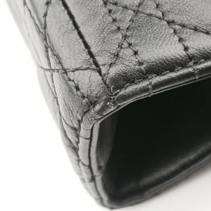 Pre-owned Christian Dior Lady Dior Black lambskin handbag | stylenewstar