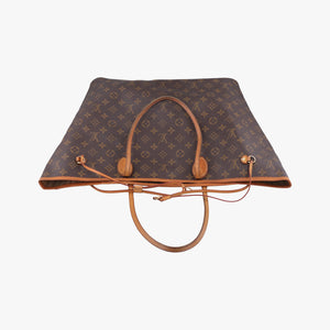 Pre-owned Louis Vuitton NEVERFULL GM Brown Monogram Canvas M40157 handbag | stylenewstar