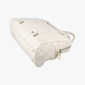 Pre-owned Ferragamo Vara Bow White Leather handbag | stylenewstar