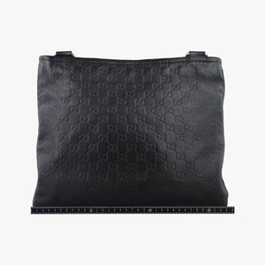 Pre-owned Gucci GG Imprime messenger Black Leather 201446 shoulderbag | stylenewstar