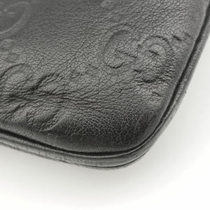 Pre-owned Gucci GG Imprime messenger Black Leather 201446 shoulderbag | stylenewstar