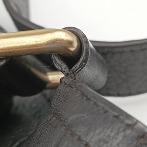 Pre-owned Gucci GG Imprime messenger Black Leather 201446 shoulderbag | stylenewstar