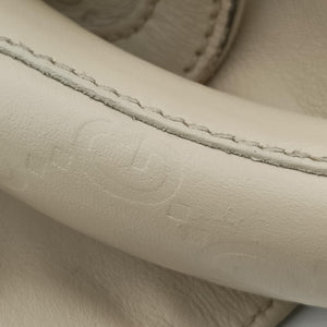 Secondhand Gucci Bamboo Babouska Indy Hobo White Leather 177139 shoulderbag | stylenewstar