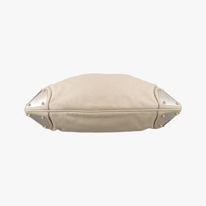 Secondhand Gucci Bamboo Babouska Indy Hobo White Leather 177139 shoulderbag | stylenewstar