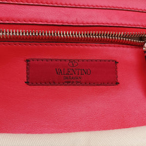 Pre-owned Valentino Rockstud Red Leather shoulderbag | stylenewstar